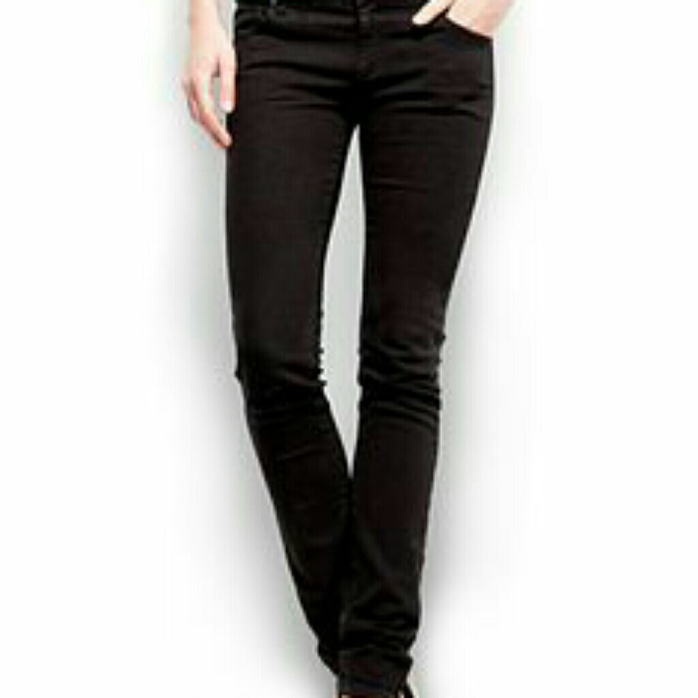 MANGO Black straight fit Lizzy Jeans
